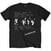 T-shirt The Beatles White Album Tracks (Back Print) Black XL T-shirt