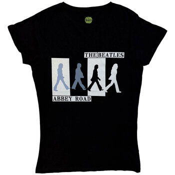 T-särk The Beatles Abbey Road Colours Crossing Black XL Naiste T-särk - 1