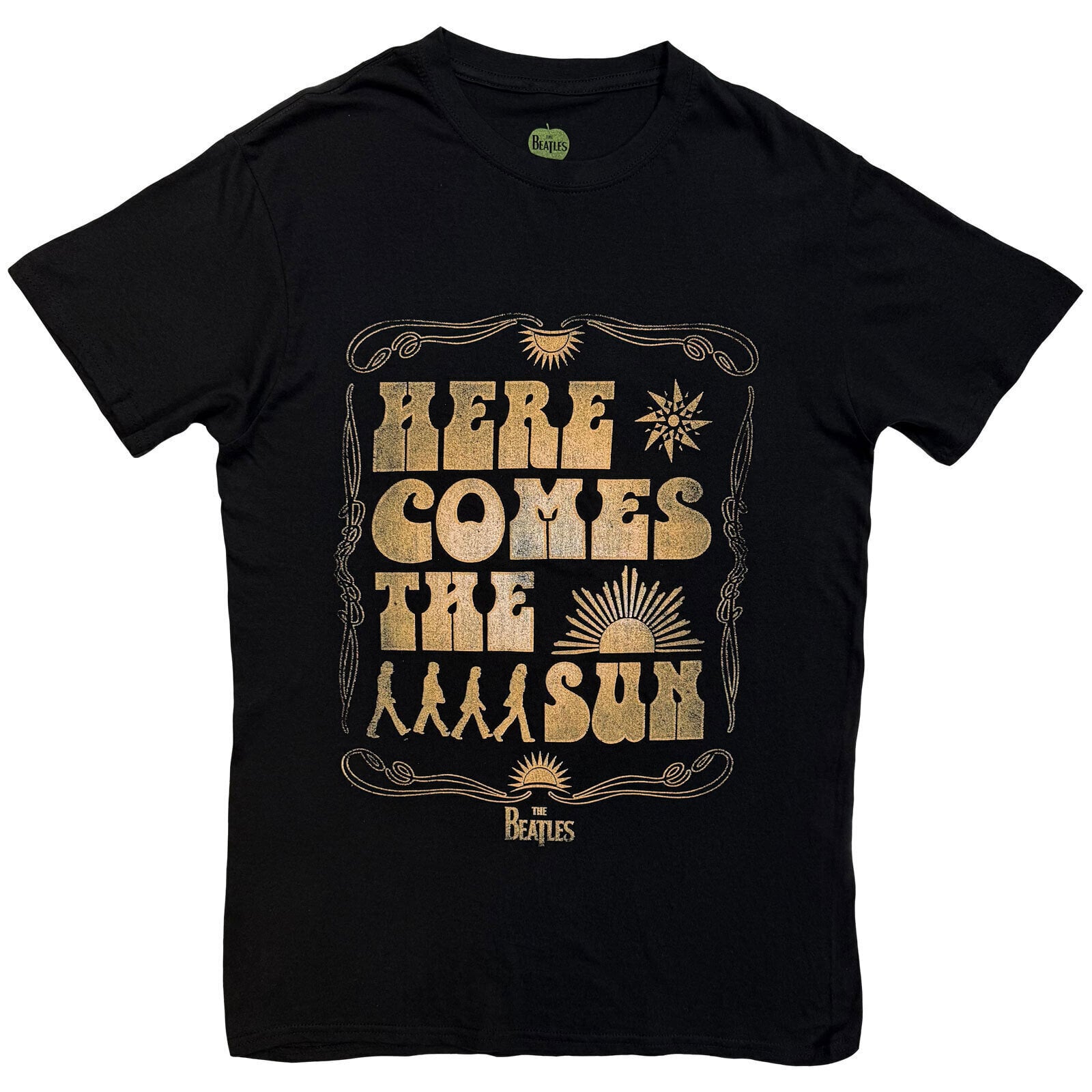Shirt The Beatles Here Comes The Sun (Back Print) Black M Shirt