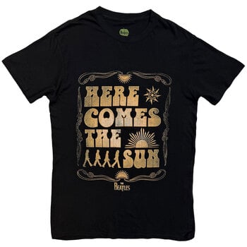 Shirt The Beatles Here Comes The Sun (Back Print) Black M Shirt - 1