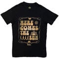 The Beatles Here Comes The Sun (Back Print) Black L T-shirt