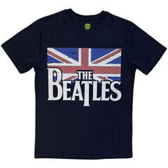 T-shirt The Beatles Drop T Logo & Vintage Flag