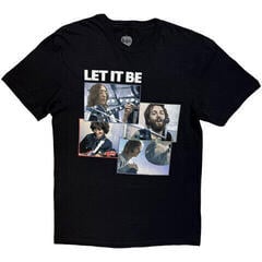 T-shirt The Beatles Let It Be Recording Shots Black L T-shirt
