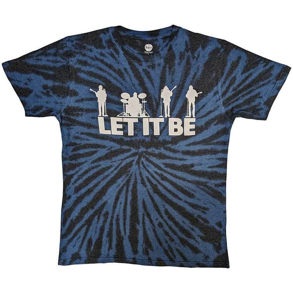 T-Shirt The Beatles Let It Be Silhouette (Wash Collection) Black S T-Shirt