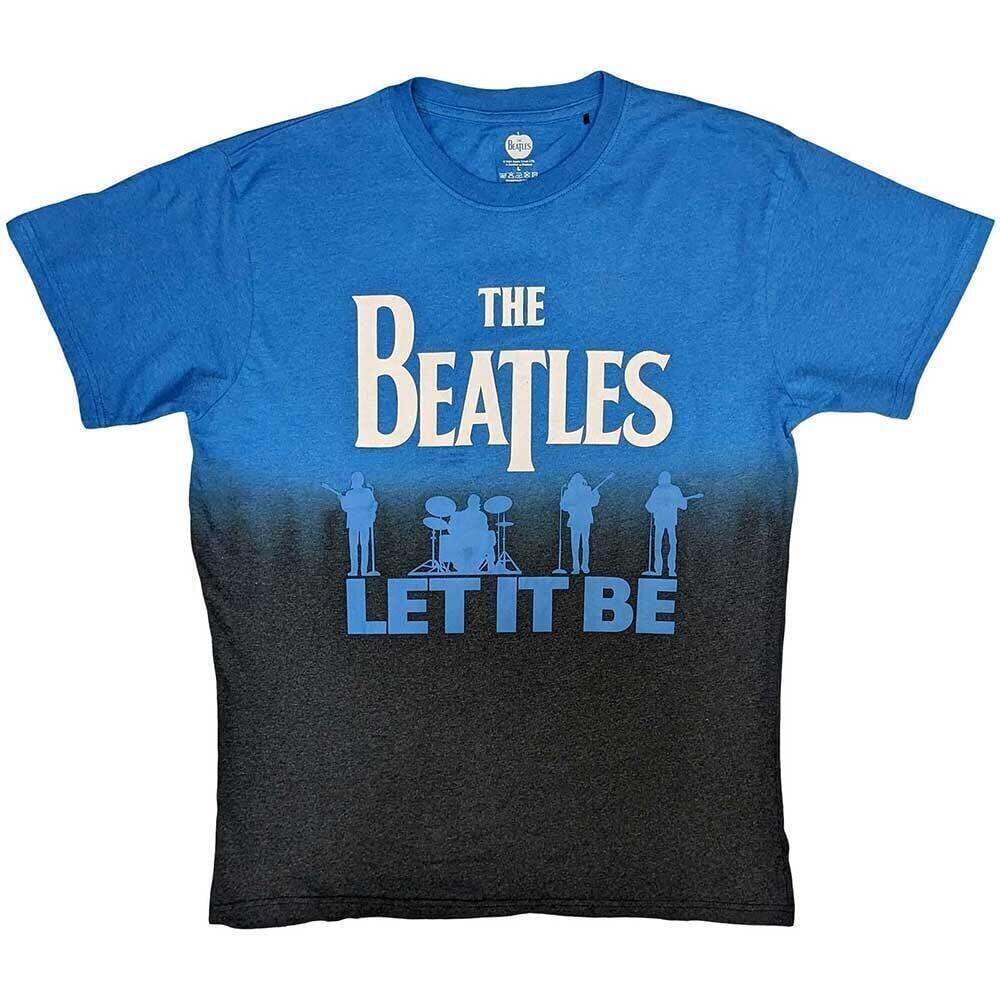 T-Shirt The Beatles Let It Be Split (Wash Collection) Blue 2XL T-Shirt