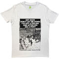 The Beatles Rooftop Songs White L T-Shirt
