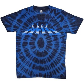 T-särk The Beatles Abbey Road Crossing Gradient (Wash Collection) Blue S T-särk - 1