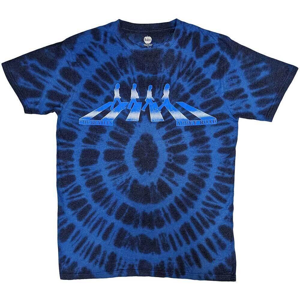 T-skjorte The Beatles Abbey Road Crossing Gradient (Wash Collection) Blue XL T-skjorte