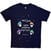 T-shirt The Beatles Happy Christmas Navy Blue XL T-shirt