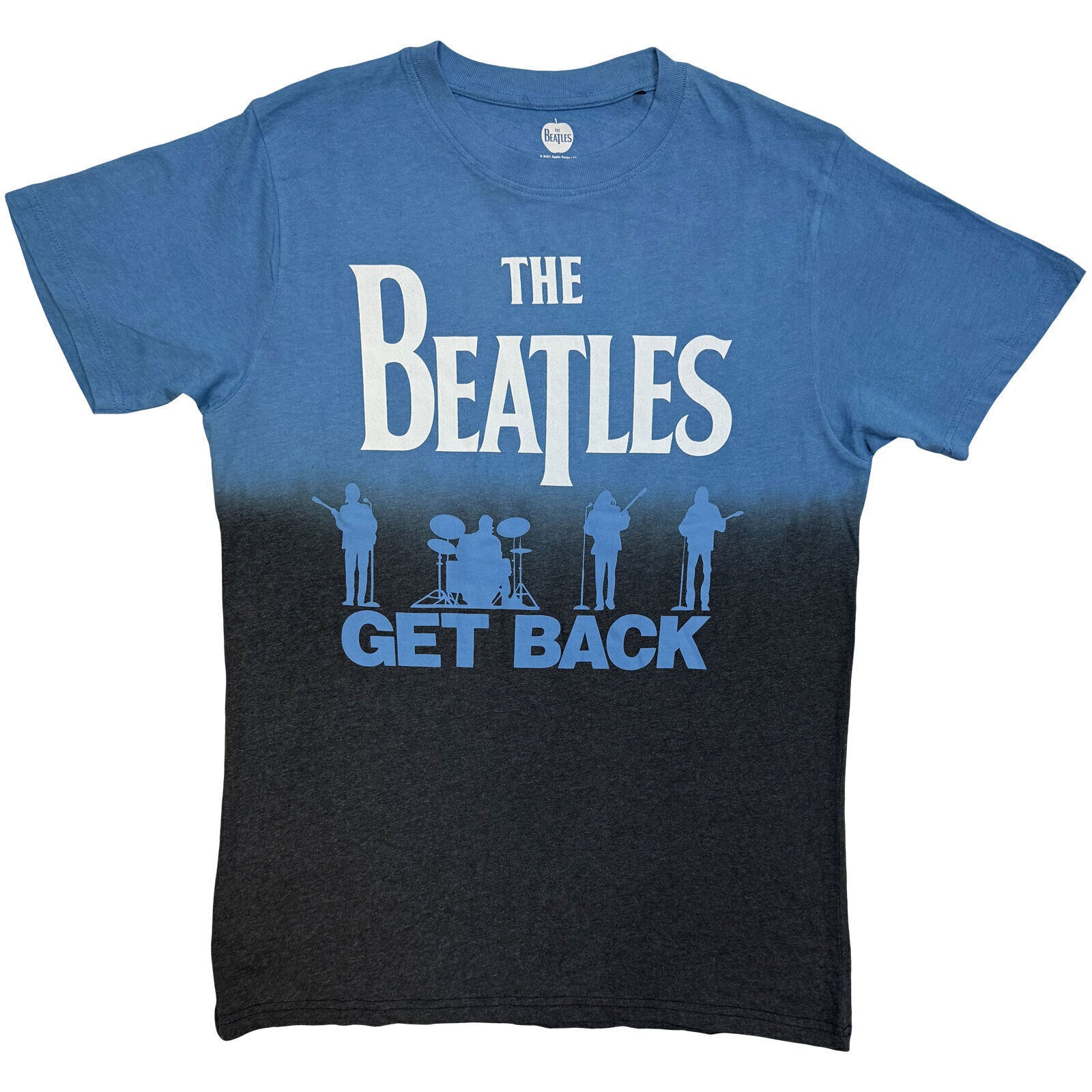 T-Shirt The Beatles Get Back (Wash Collection) Blue L T-Shirt