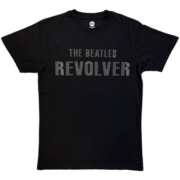 T-Shirt The Beatles Revolver Crystals (Embellished) Black M T-Shirt - 1