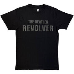 T-shirt The Beatles Revolver Crystals (Embellished) Black XL T-shirt