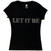 T-shirt The Beatles Let It Be Crystals (Embellished) Black XL Feminino T-shirt
