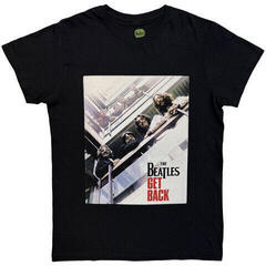 T-shirt The Beatles Get Back Poster Black L T-shirt