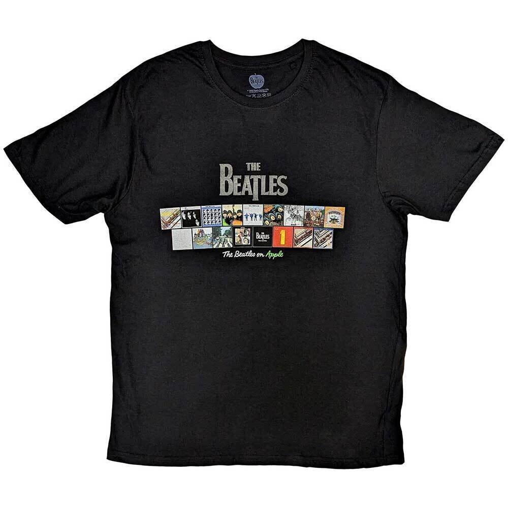 Πουκάμισο The Beatles Albums on Apple (Puff Print) Black XL Πουκάμισο
