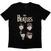 T-Shirt The Beatles 4 Heads Black S T-Shirt