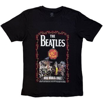 T-Shirt The Beatles Our World 1967 Black M T-Shirt - 1