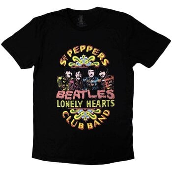T-Shirt The Beatles Sgt Pepper 2 Black S T-Shirt - 1