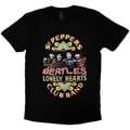 The Beatles Sgt Pepper 2 Black L Camiseta de manga corta