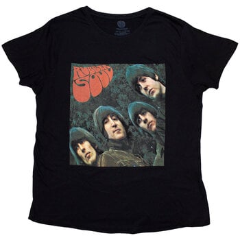 Koszulka The Beatles Rubber Soul Album Cover Black 4XL Damskie Koszulka - 1