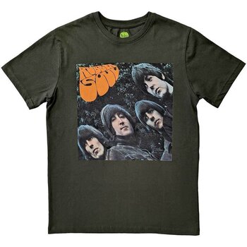 T-Shirt The Beatles Rubber Soul Album Cover Green 2XL T-Shirt - 1
