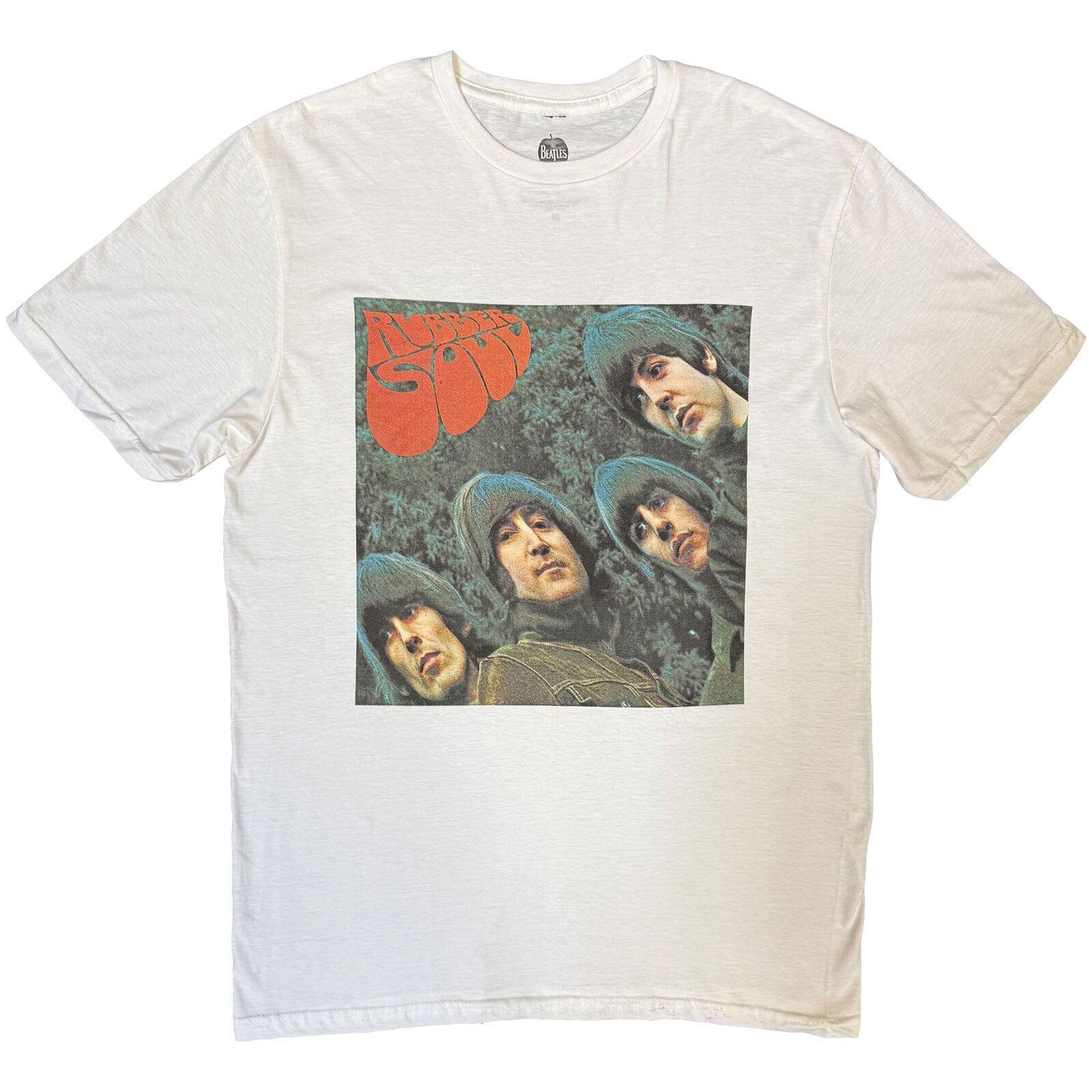 T-shirt The Beatles Rubber Soul Album Cover White 2XL T-shirt