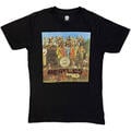 The Beatles Sgt Pepper Crystals (Embellished) Black L T-Shirt