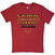T-Shirt The Beatles Sgt Pepper Stacked Crystals (Embellished) Red S T-Shirt