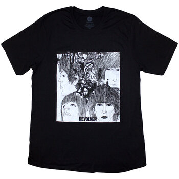 T-Shirt The Beatles Revolver Album Cover Black 3XL Ladies T-Shirt - 1