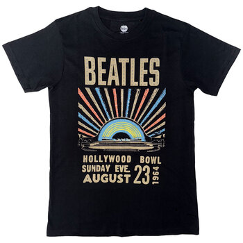 T-shirt The Beatles Hollywood Bowl Crystals (Embellished) Black XL T-shirt - 1