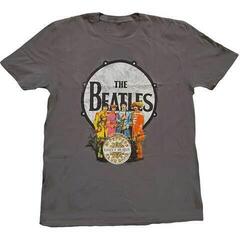 T-shirt The Beatles Sgt Pepper & Drum Charcoal Grey M T-shirt
