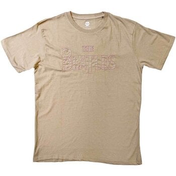 T-Shirt The Beatles Drop T Embroidered (Embellished) Sand S T-Shirt - 1