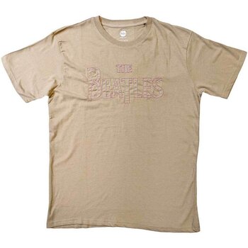 T-shirt The Beatles Drop T Embroidered (Embellished) Sand XL T-shirt - 1