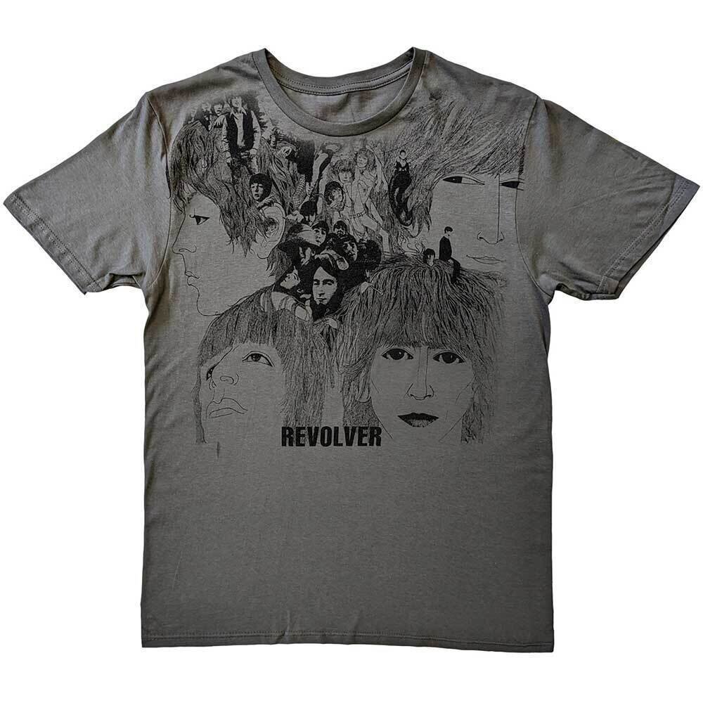 T-Shirt The Beatles Revolver Charcoal Grey S T-Shirt