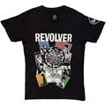 The Beatles Revolver Montage Black L Camiseta de manga corta