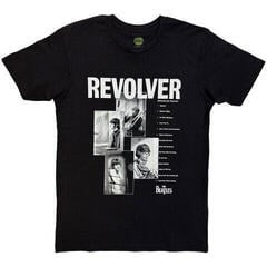 T-shirt The Beatles Revolver Track List Black L T-shirt