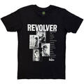 The Beatles Revolver Track List Tricou cu mânecă scurtă Black L