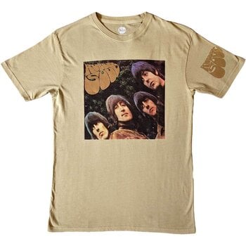 T-Shirt The Beatles Rubber Soul US (Sleeve Print) Sand L T-Shirt - 1