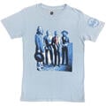 The Beatles Hat in Hand Blue M T-Shirt