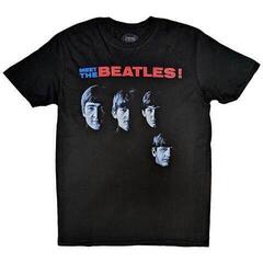 Camiseta de manga corta The Beatles Meet The Beatles Black S Camiseta de manga corta