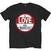 T-Shirt The Beatles I Love The Beatles Single Print Black M T-Shirt