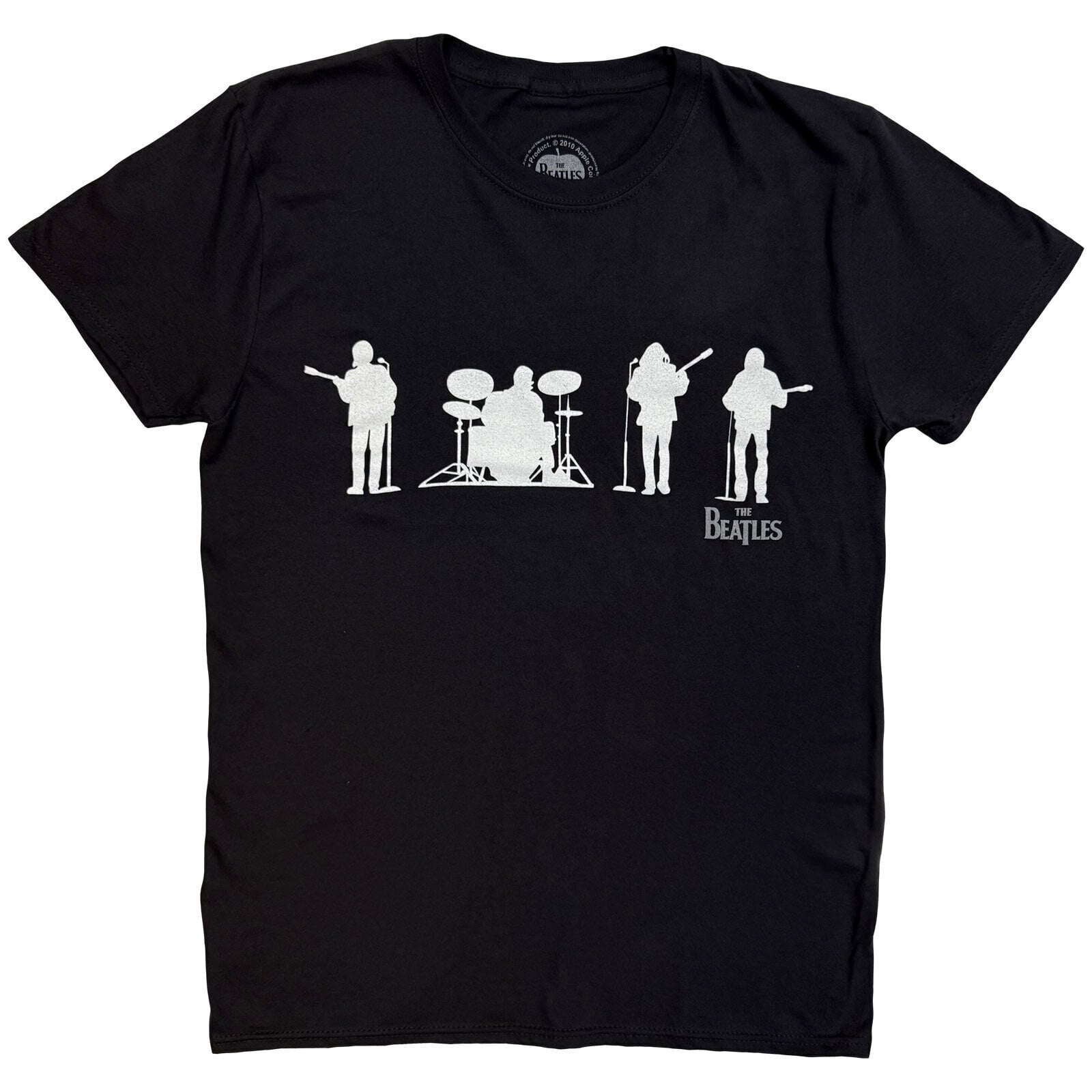 T-särk The Beatles Saville Row Line Up Silhouette Black S T-särk