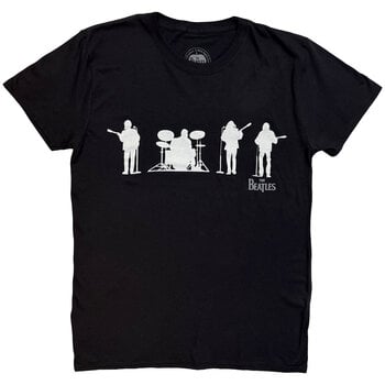 T-Shirt The Beatles Saville Row Line Up Silhouette Black M T-Shirt - 1