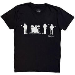 T-shirt The Beatles Saville Row Line Up Silhouette Black XL T-shirt