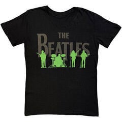 T-Shirt The Beatles Saville Row Line Up Green Silhouette Black M T-Shirt