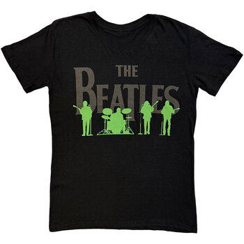 T-Shirt The Beatles Saville Row Line Up Green Silhouette Black 2XL T-Shirt - 1