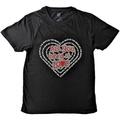 The Beatles All You Need Is Love Heart Black XL T-Shirt