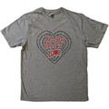 The Beatles All You Need Is Love Heart Grey L T-Shirt