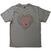 T-Shirt The Beatles All You Need Is Love Heart Grey 2XL T-Shirt