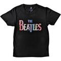 The Beatles Floral Logo Black XL Košulja